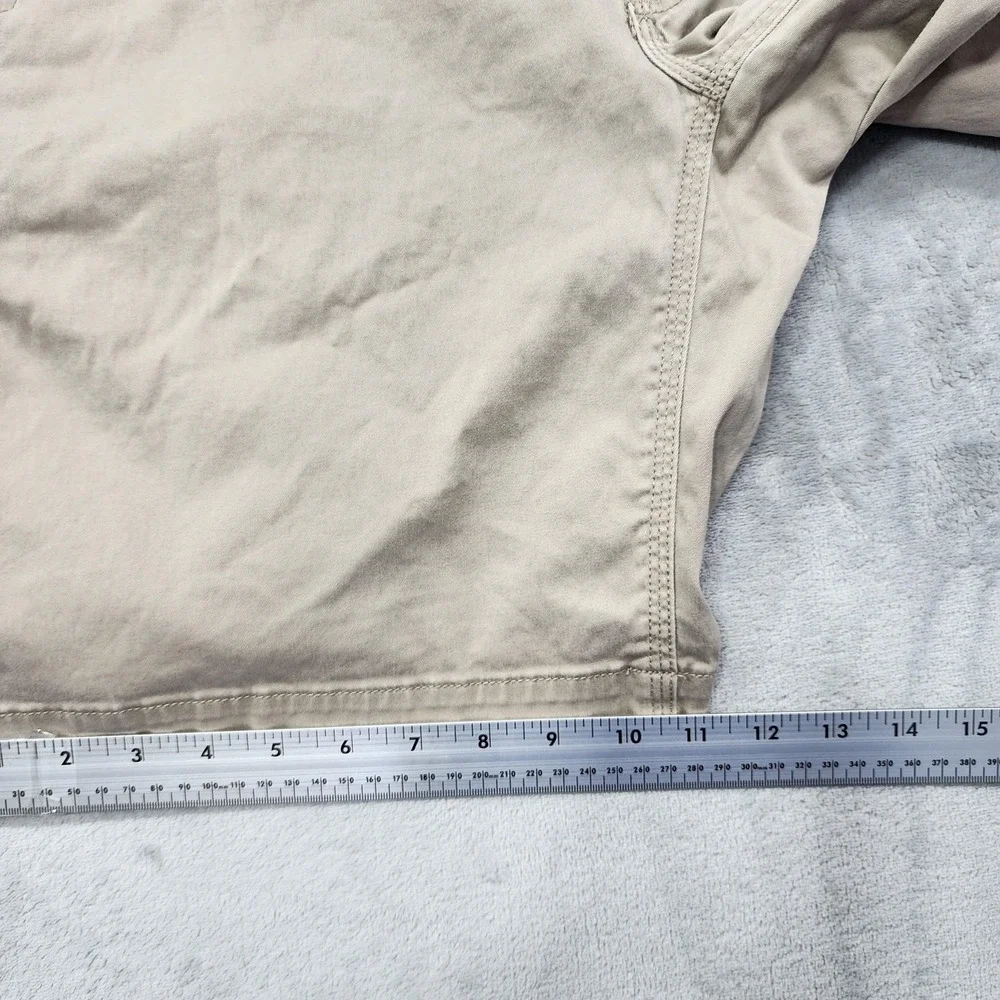 Mountain‎ Khakis Shorts Mens 38 Beige Lake Lodge Stretch Chino 9 Inseam Casual